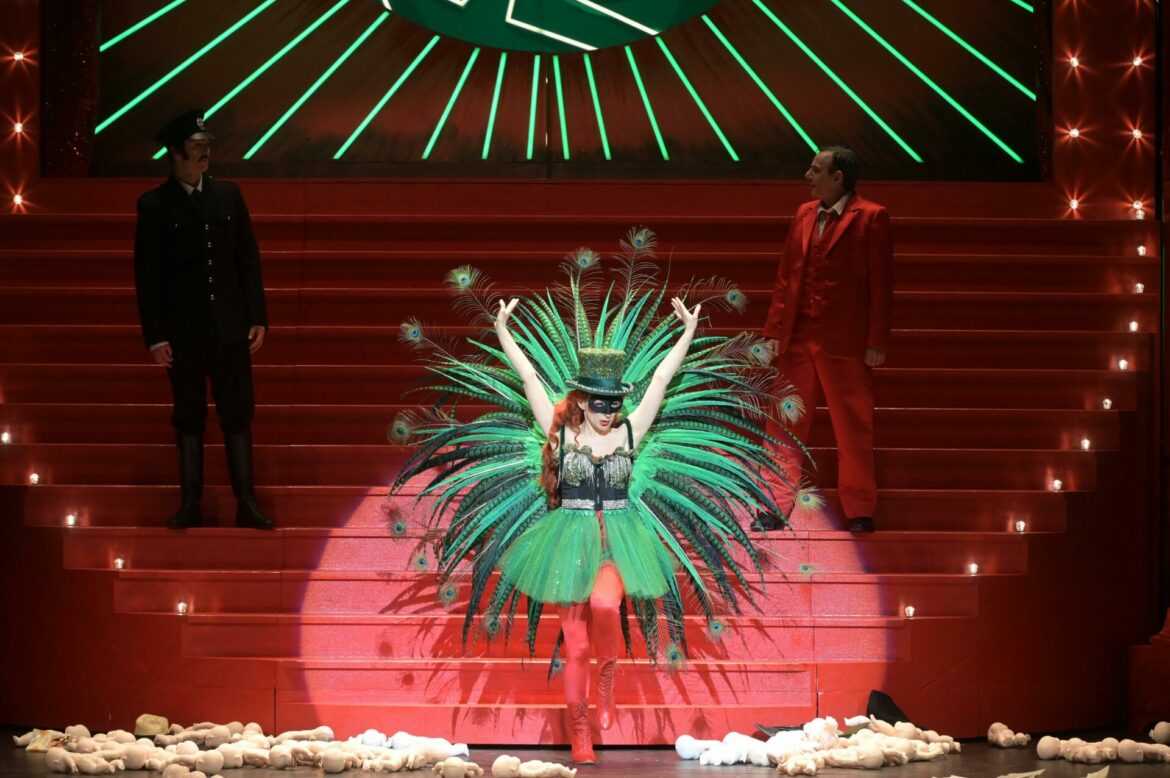 Sabine Devieilhe dans Les Mamelles de Tirésias au Theatre des Champs Elysees, mars 2023 © Vincent PONTET